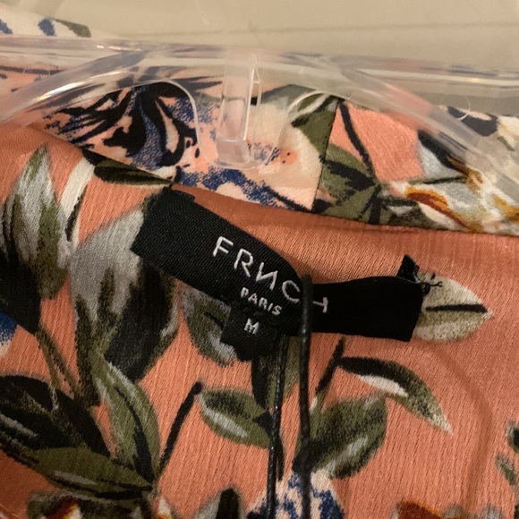 FRNCH Paris floral wrap dress - medium euc - Picture 2 of 8